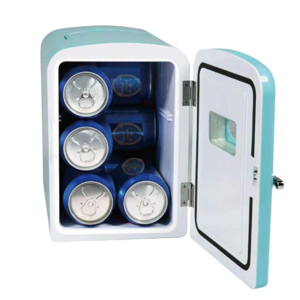 Frigidaire Retro 9-Can Mini Fridge, Blue, Portable Thermoelectric - Picture 8 of 8